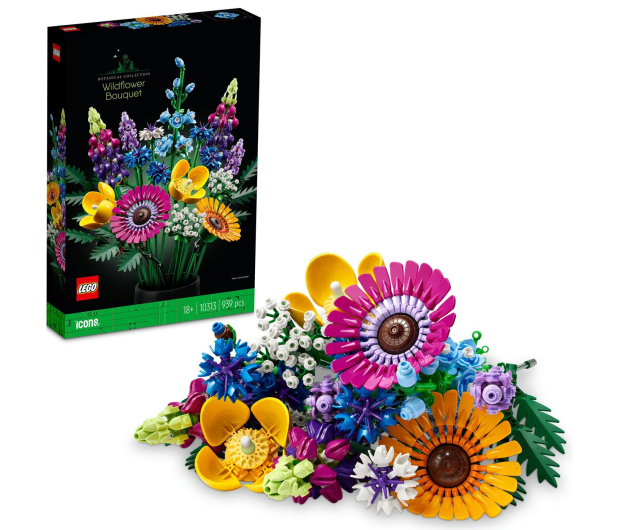LEGO Icons 10313 Bukiet z polnych kwiatów - 1091352 - zdjęcie 8